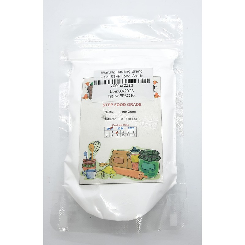STPP- Food Grade 100 Gram, Sodium Tripolyphosphate E 451 (i)-Halal