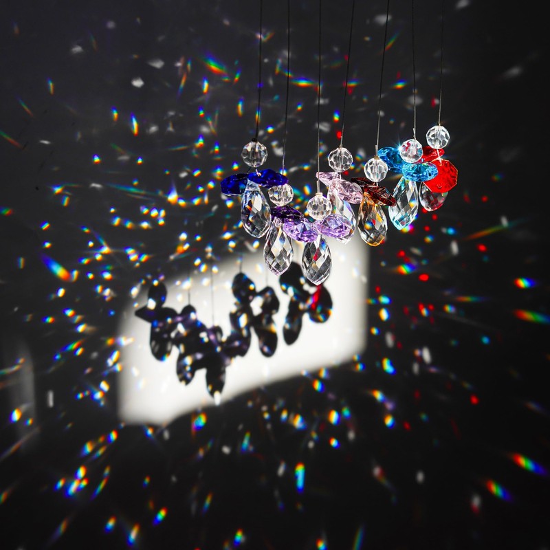 H&D HYALINE & DORA Crystal Guardian Angel Suncatcher,Glass Rainbow Maker