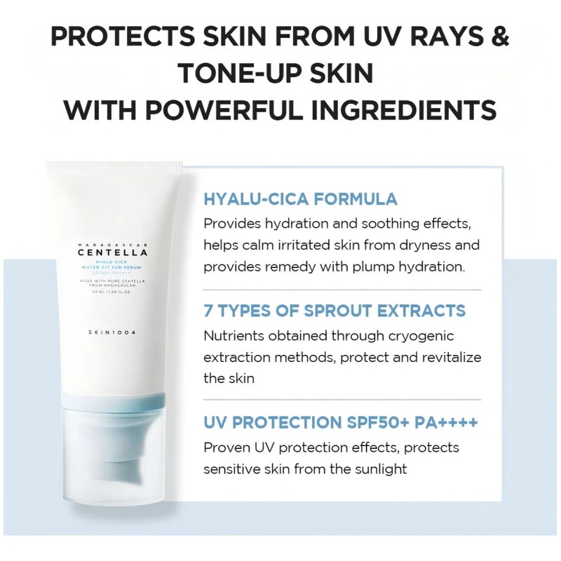 Madagascar Centella Hyalu-cica Sunserum Bloqueador Twin Pack