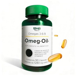 Omega 3-6-9 - Concentración De EPA y DHA - Adicionado Con Vitamina E - 90 Capaulas - Linaza, Soya y Oliva - Omega Oil - Mezcla Completa de Ácidos Gras