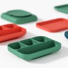 Baby Silicone Divided Food Plate with Lid Drop Resistant Suction