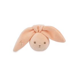 KALOO - Lapinoo - Rabbit Rattle Ball - 6 cm - Peach Colour - Velour Baby Ball - Very Soft Material - From Birth, K218025