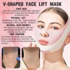 XdealCozyxc Double Chin Strap Bands with 2 Gel Mask, Anti-Wrinkle