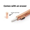 RANBOS 4-in-1 Four-Color Multifunctional Pen, Black/Red/Blue Ballpoint Pen and 0.5mm