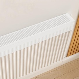 Radiator Cover, White Cover for Home Heaters and Radiators for Living Room/Bedroom/Kitchen, Radiator Pad, Dustproof, Various Sizes (60cm)