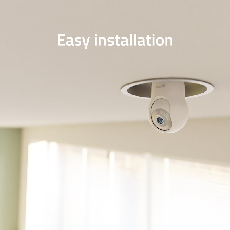 Hombli 2K QHD Outdoor Security Camera | E27 Bulb Socket