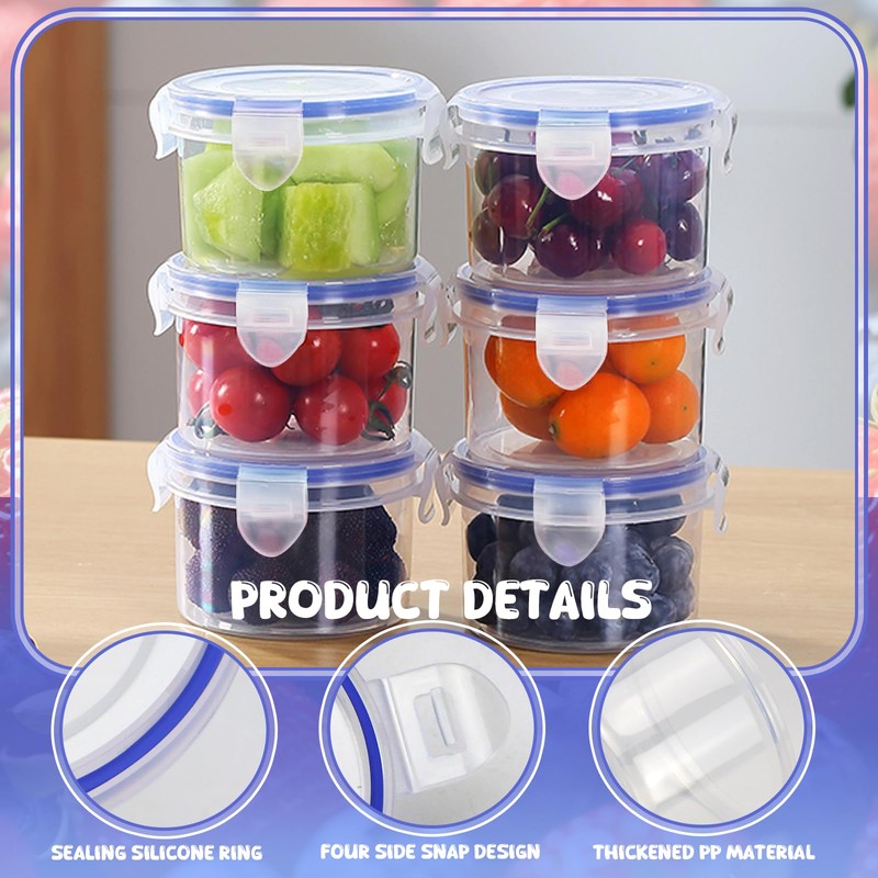 GMMG Storage Jars with Lid (300 ml Round)
