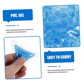 IWOWHERO Reusable Bags 4 of Cooling Packs Blue Rosy Bead Physiotherapy Packs Hot Cold Therapy for Injuries Pain