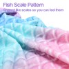 Catalonia Classy Mermaid Tail Blanket, Soft Warm Plush Fleece Sleeping