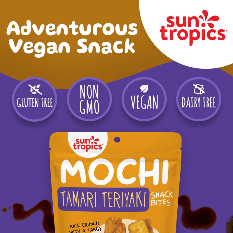 Sun Tropics Mochi Snack Bites, Variety Pack- 3.5 oz (6