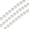 Pearl Strings for Crafts, DIY Projects, 10mm White Half Beads