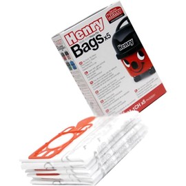 Numatic NVM-1CH Henry Vacuum Cleaner Bags, 5 Pack, White