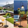 XPSCOCO 60" Solar Lantern Lights Outdoor Floor Lamp with Adjustable