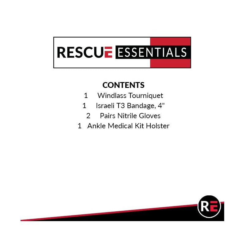 Rescue Essentials Tactical Ankle Medical Kit