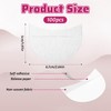 JJUNW 100 Pcs Eyeshadow Shields, Lint Free Eyeshadow Shield Gel
