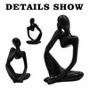 Thinker Statues and Sculptures, Resin Thinker Statue Ornaments, Abstract Style