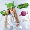 25 Pc Alien Photo Booth Props, Birthday Party Decoration Props,