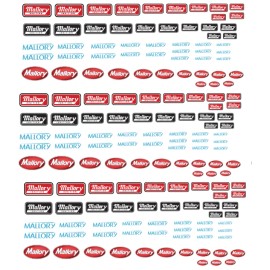 Hot Wheels 1/64 Mallory Transmission Waterslide Decals  MADE IS THE USA