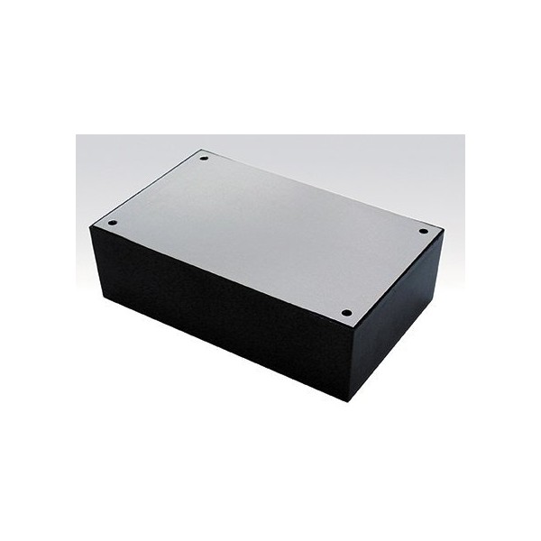 CES PLASTIC ENCLOSURE BOXES WITH ALUMINIUM TOP. SIZE: 5-1/4” X 3-1/4” X 1-5/8”