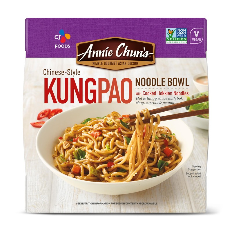 Annie Chun's Noodle Bowl, Chinese-Style Kung Pao, Vegan, Non-GMO, 8.5-oz
