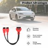 Car 12+8 Pin Connector to OBD2 Adapter, Security Bypass Cable