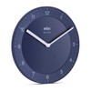 Braun Wall Clock, Blue, Normal