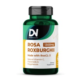 Organic Rosa Roxburghii | Natural Vitamin C Superfood |Chestnut Rose Fruit 1300mg | 60 Capsules
