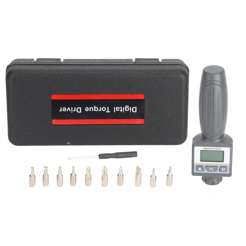 1/4in Drive Torsion Screwdriver Set LCD Display Quick Release 0.4