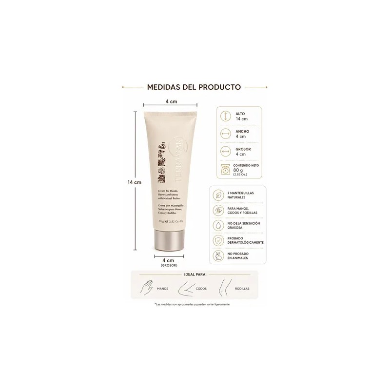 Crema Hidratación Con Mantequillas Naturales Terramar