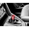 EZAUTO WRAP Universal Red Diamond Shifter Chrome Aluminum Automatic Shift