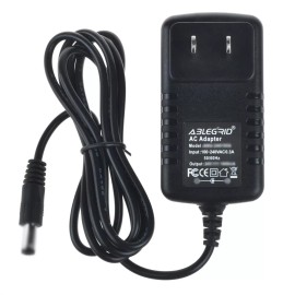ABLEGRID 12V DC 1A AC Adapter Power Supply 5.5/2.5mm Plug 1000mA Charger 12V PSU Mains