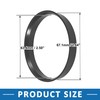 A ABSOPRO 63.4 to 67.1mm Wheel Hub Centric Rings Plastic