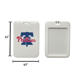 for Phillies Badge Holder Certificate Holder Card Sleeve Hanging Rope 20 inch Neck (FCR-M)