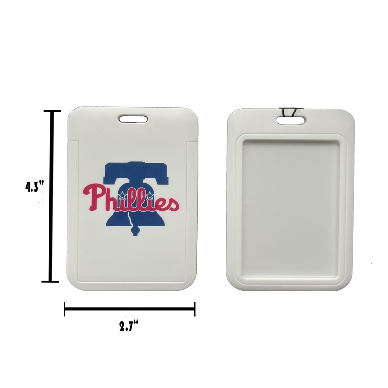 for Phillies Badge Holder Certificate Holder Card Sleeve Hanging Rope