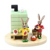 Rabbit on the oven, Easter bunny wood, Ore Mountains Richard