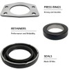 GOLKNHA Axle Bearing and Seal Kit W/Drum Brake for Jeep