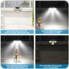 AmeriTop Solar Lights Outdoor, 2 Pack 300 LED High Brightness