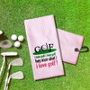 TOUNER Golf Embroidered Golf Towels for Golf Bags with Clip,