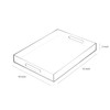 BEYLANG Clear Sturdy Acrylic Serving Tray with Handles-10x15Inch-Serving Coffee,Appetizer,Breakfast,Butler-Kitchen Countertop