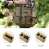 Kattee Leather Canvas Camera Bag Vintage DSLR SLR Messenger Shoulder