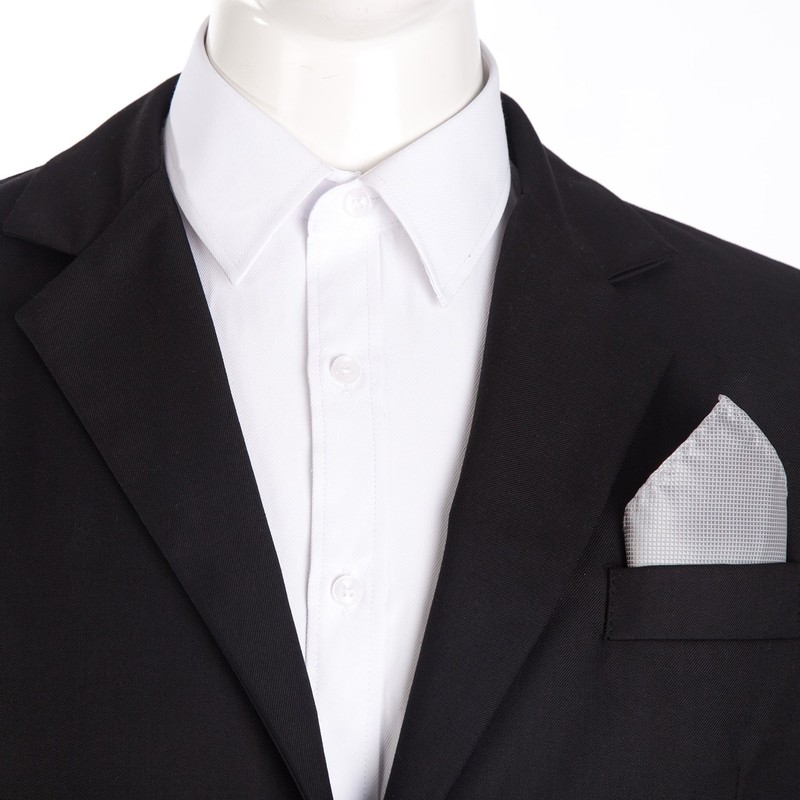 DonDon Men's Pocket Square 21 x 21 cm Dimensionally Stable
