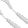 20Pcs Electrode Wires 2.0in Portable Replacement Button Electrode Lead Wires