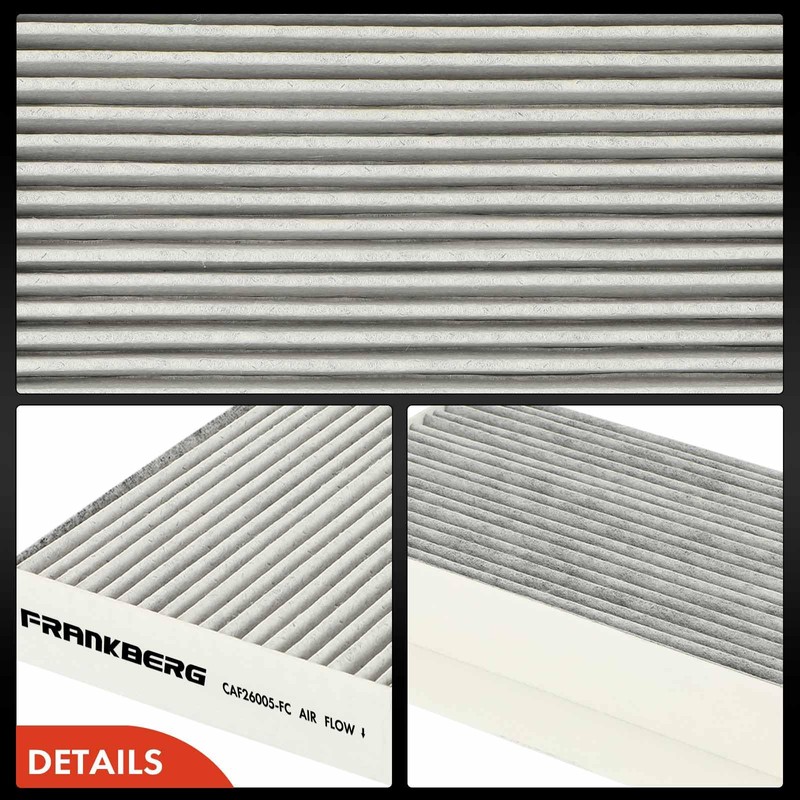 Frankberg 2 x Cabin Air Filter Pollen Filter with Activated