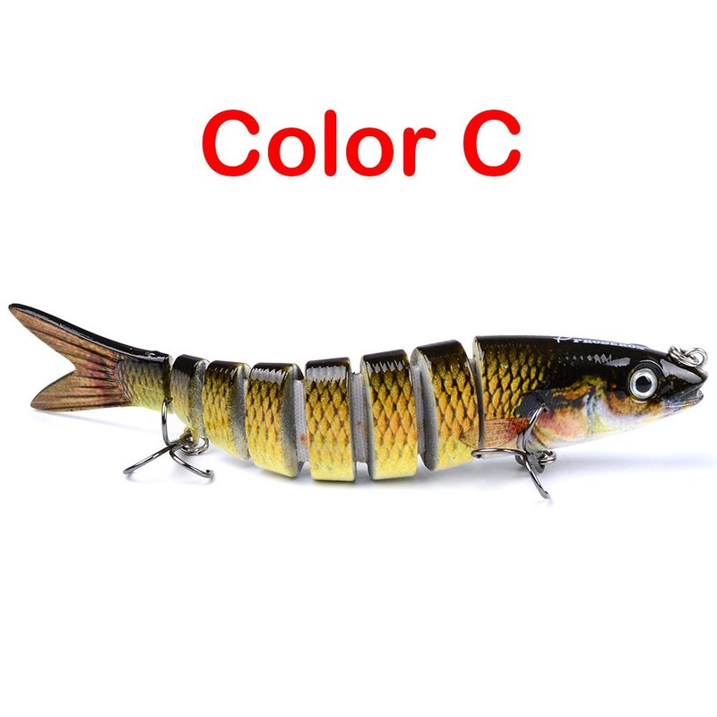 CHSEEO 1PC Multi-jointed Fishing Lure Hard Bait Fishing Hooks Multi-segments