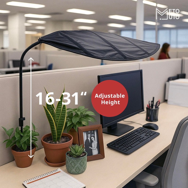 Cubicle Shade - Desk Shade for Cubicle to Block Light,