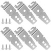6 Packs 8269145 Dishwasher mounting bracket replacement parts with screws