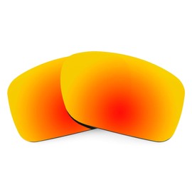 Revant Replacement Lenses for Oakley Turbine Sunglasses, UV Protection, Anti-Scratch, and Impact Resistant, Polarized Fire Red Mirrored