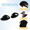 LLKUANG Car Rearview Mirror Cap Decoration Cover for Alfa Romeo