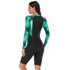 YOKGO Long Sleeve Rash Guard for Women One Piece Swimsuit