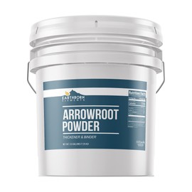 Earthborn Elements Arrowroot Powder 3.5 Gallons, Thickener & Binder, Corn Starch Alternative